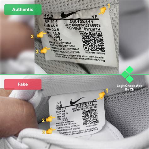 how to tell a part fake nike shoe|how to identify nike shoes.